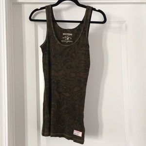 Women’s True Religion Camo Tank Top